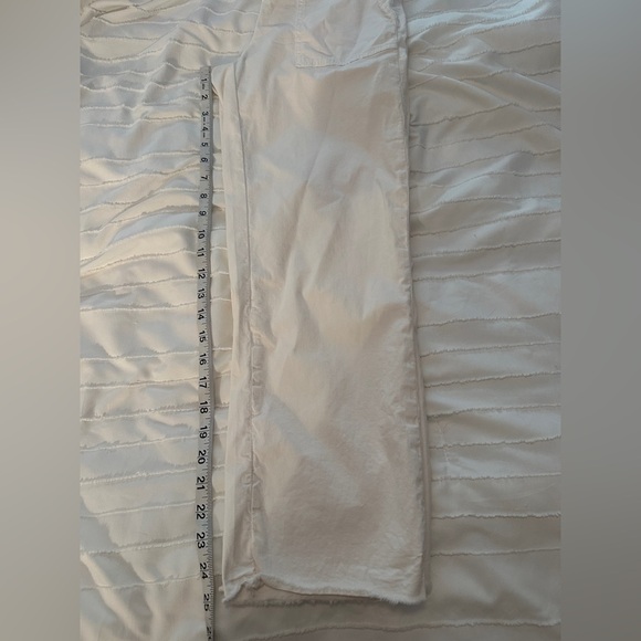 Frank & Eileen Blackstone Utility Pant Italian Twill cream/off white Size 2 - Picture 9 of 12